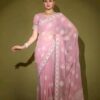 EXQUISITE BOUTIQUE DESIGNER LUKNOWI SAREE FOR PARTY & GATHERINGS